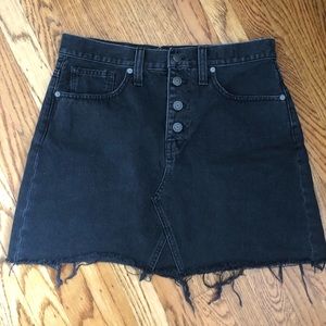Madewell denim skirt